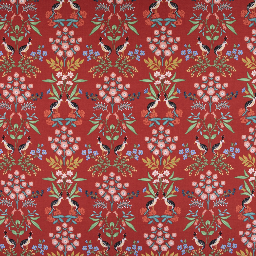 Rifle Paper Co., Meadow - Luxembourg - Red Fabric, 1/2 yard - Lakes Makerie - Minneapolis, MN