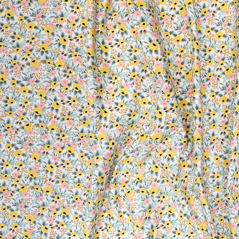 Rifle Paper Co. Primavera - Rosa-Cream- Fabric, 1/4 yard