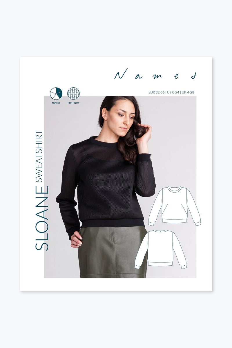 Named Clothing, Sloane Sweatshirt, Paper Pattern