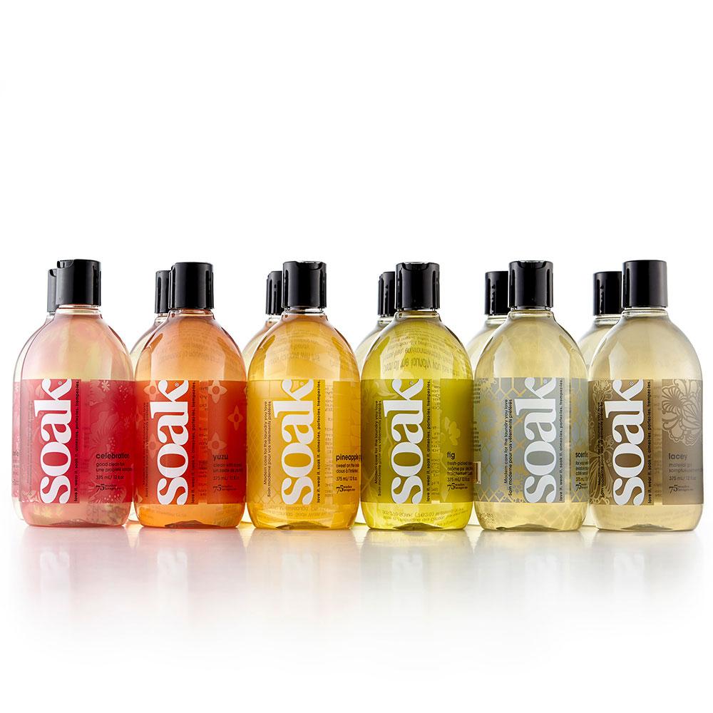 Soak Wash, full size, 12 oz., assorted