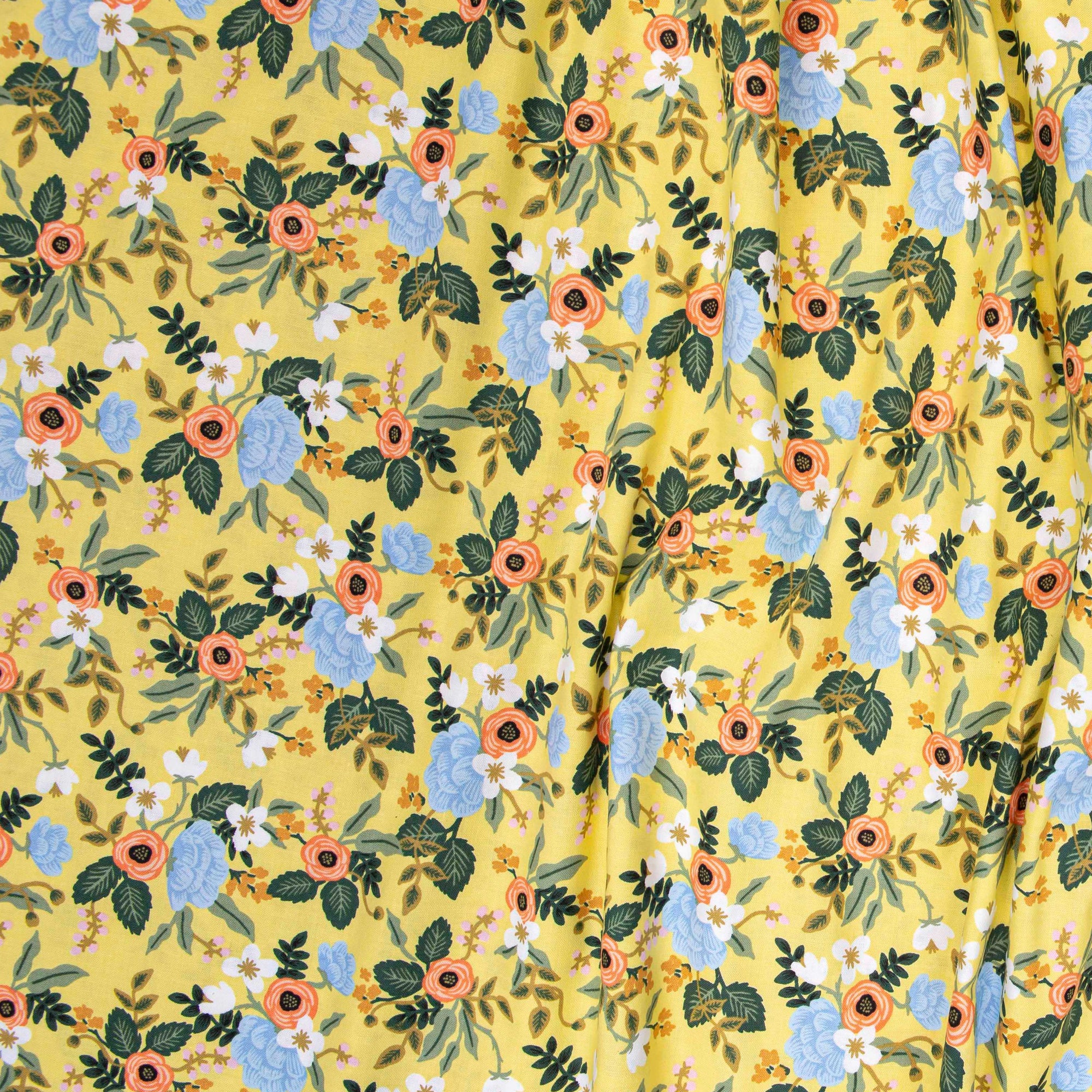 Rifle Paper Co. Primavera - Birch-Yellow - Fabric, 1/4 yard