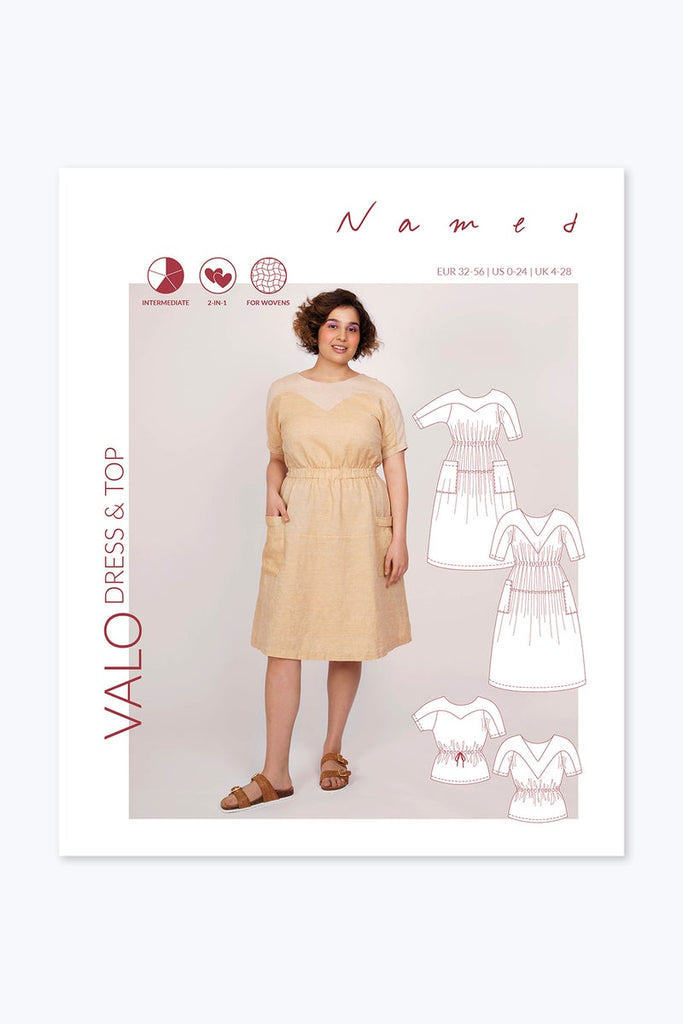 Named Clothing, Valo Dress & Top, Paper Pattern