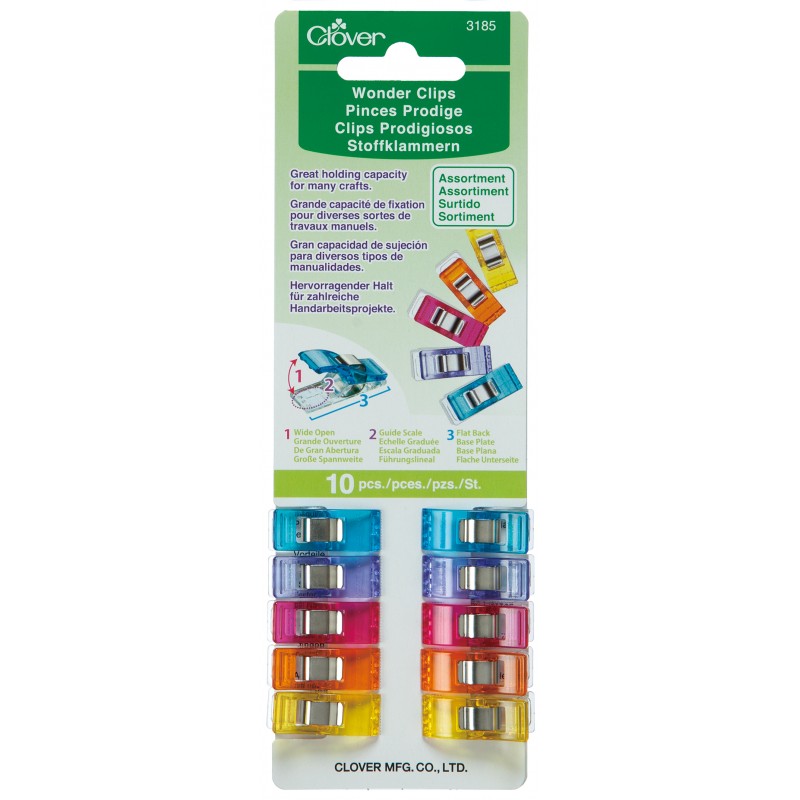 Wonder Clips, bright colors, set of 10 - Lakes Makerie - Minneapolis, MN