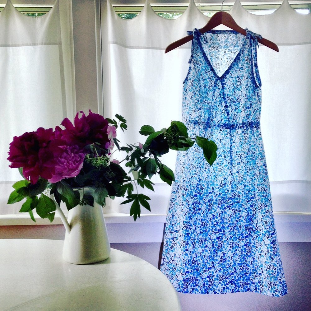 PATTERN REVIEW- SEW HOUSE 7, ROSE CITY HALTER DRESS, MAKING THE TOILE