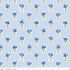 Liberty Lasenby Cotton, Garden Party Blue China, Jardinier, 1/4 yard - Lakes Makerie