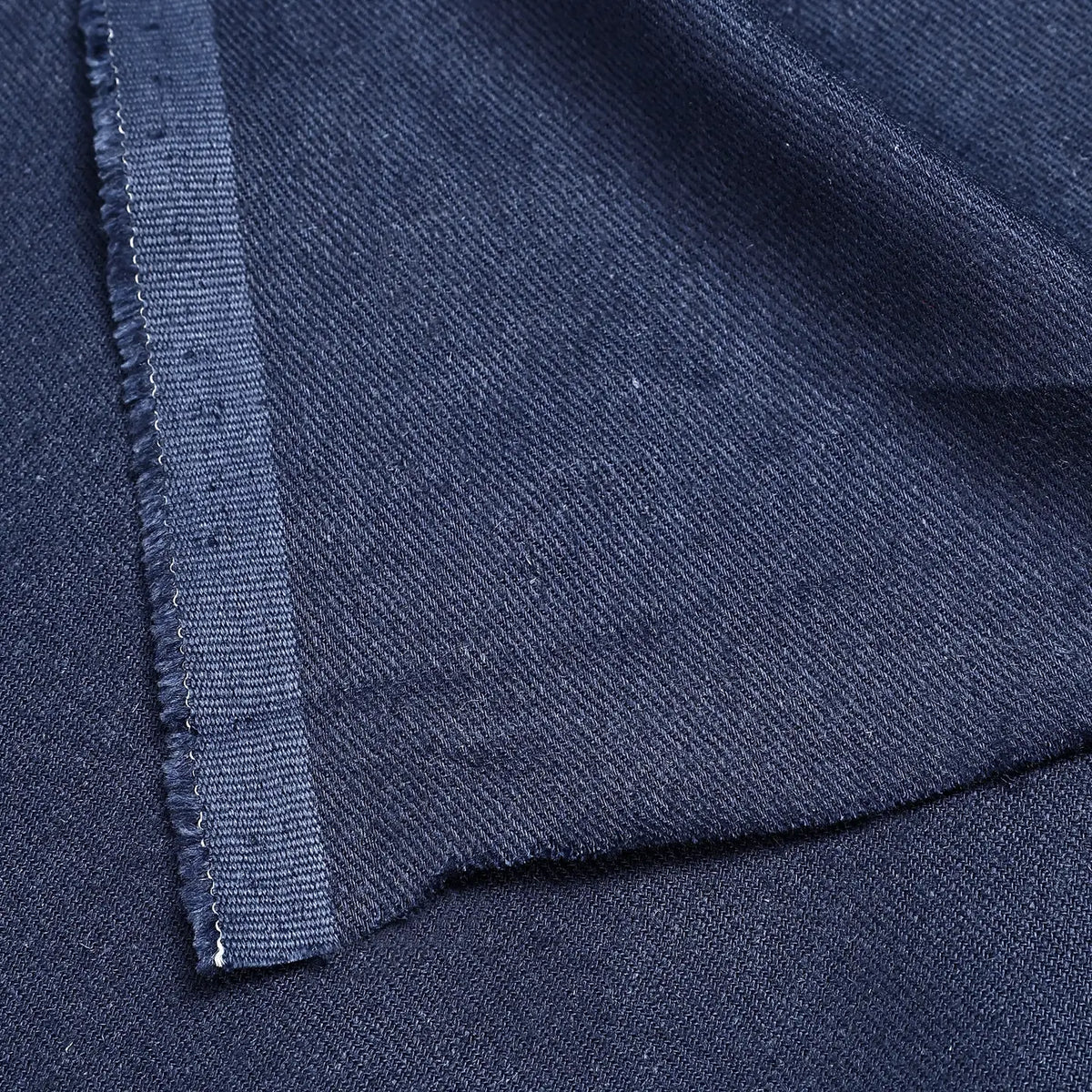 Atelier Brunette, Twill Linen Viscose, Deep Ink, 1/4 yard