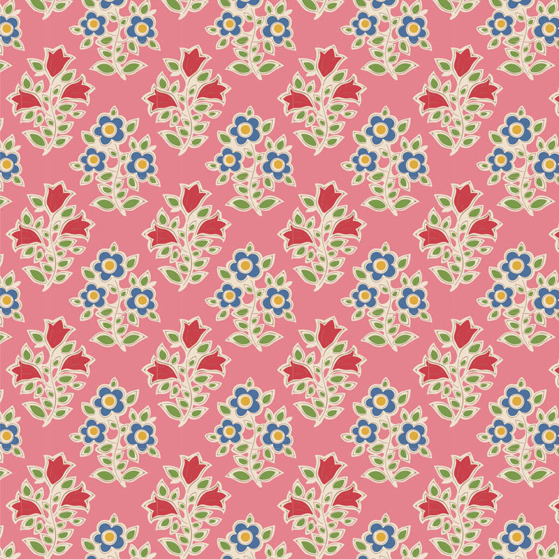 Tilda Jubilee, "Farm Flowers", Cotton Fabric, 1/4 yard
