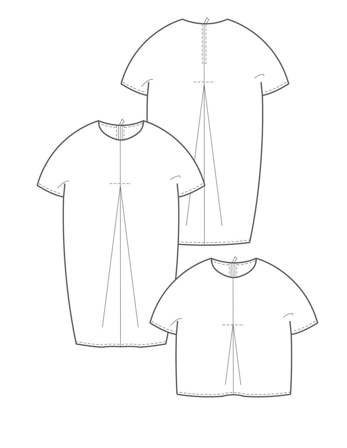 17+ Sewing Pattern Maker The Maker's Atelier 17, The Pleat Detail Dress and Top PDF Pattern