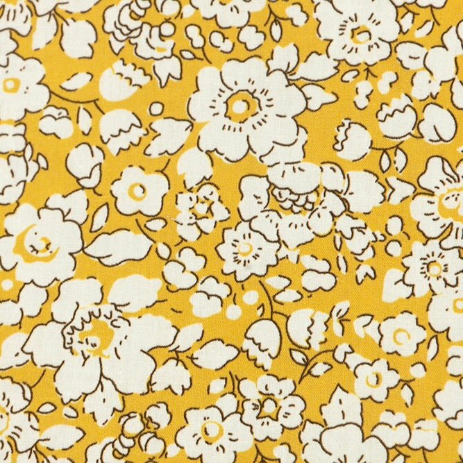 Floral Cotton Poplin, Multiple colorways,  1/4 yard