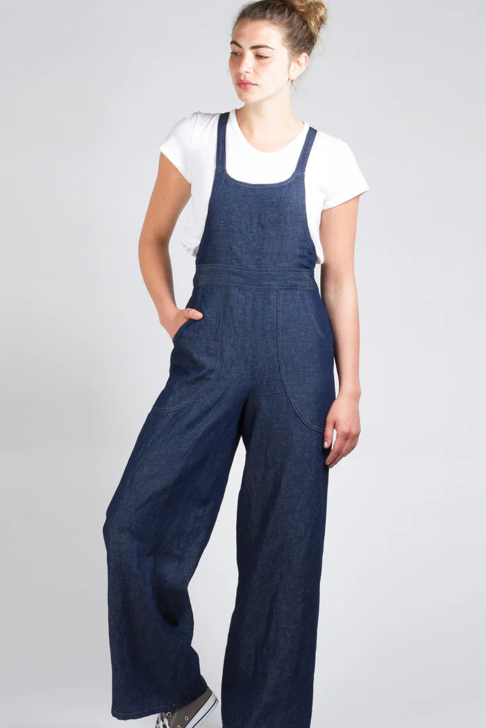 Sew House Seven, Burnside Bibs Paper Pattern (Standard or Curvy Sizes) - Lakes Makerie