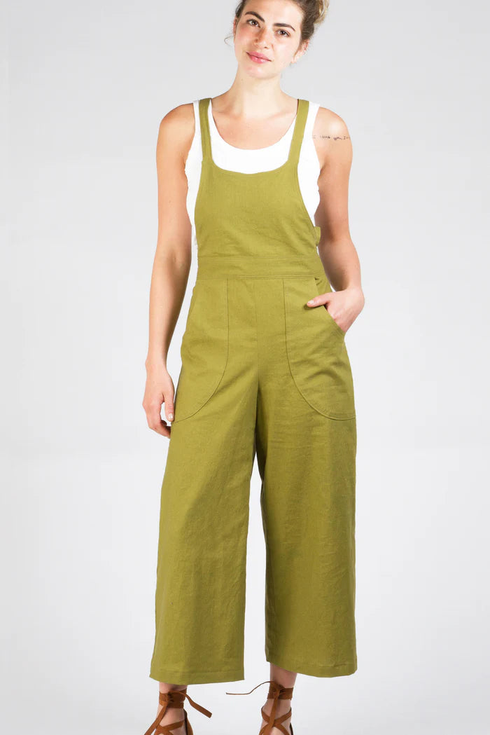 Sew House Seven, Burnside Bibs Paper Pattern (Standard or Curvy Sizes) - Lakes Makerie