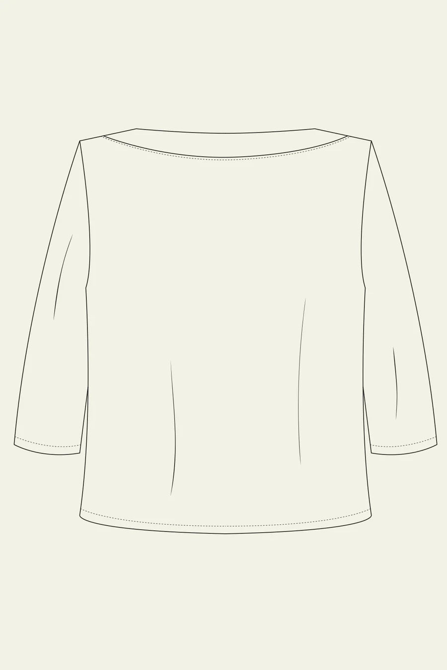 The Modern Sewing Co., Boatneck Top PDF Pattern