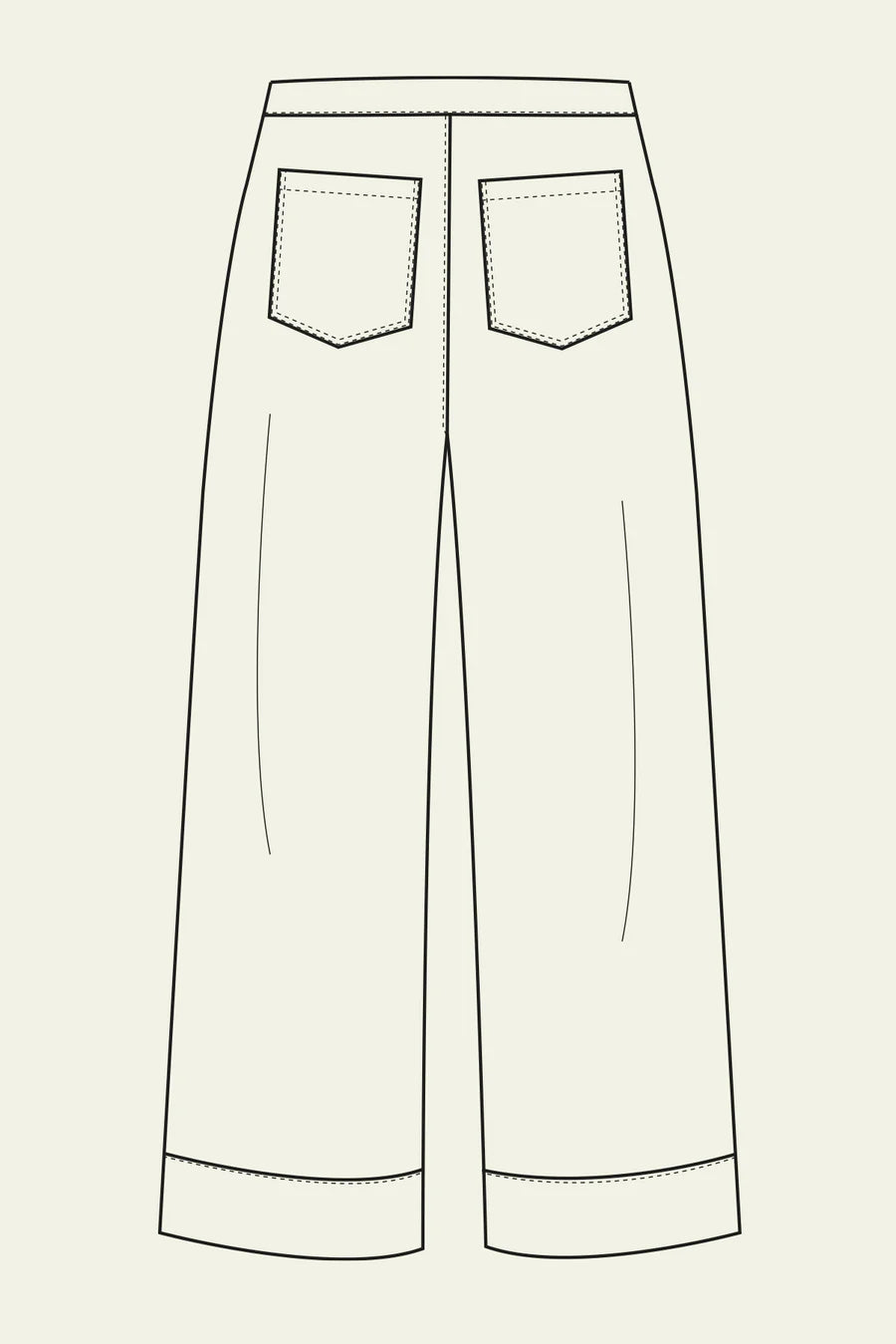 The Modern Sewing Co., Daphne Trousers PDF Pattern