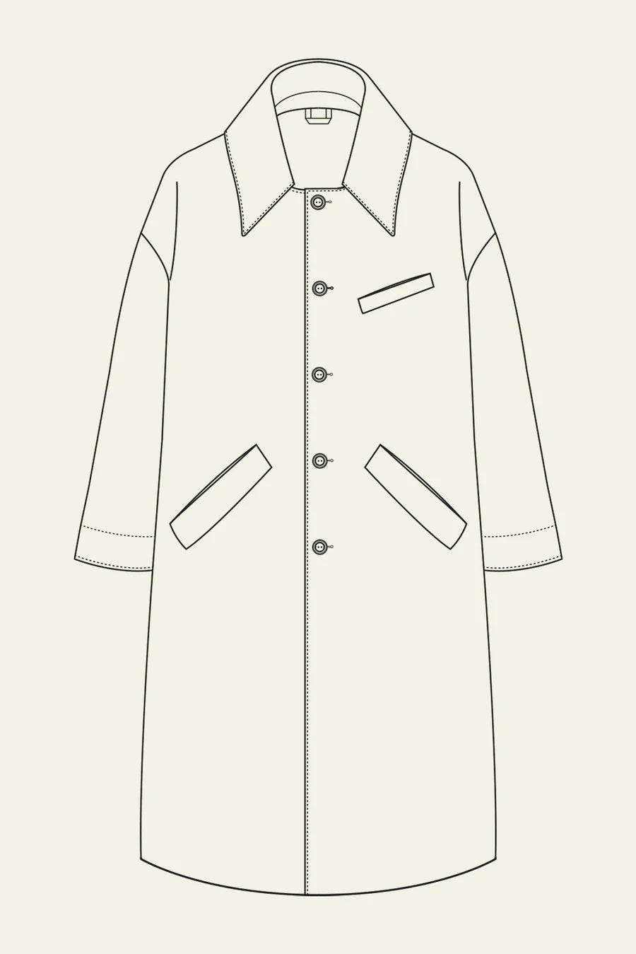 The Modern Sewing Co., Darcy Coat PDF Pattern