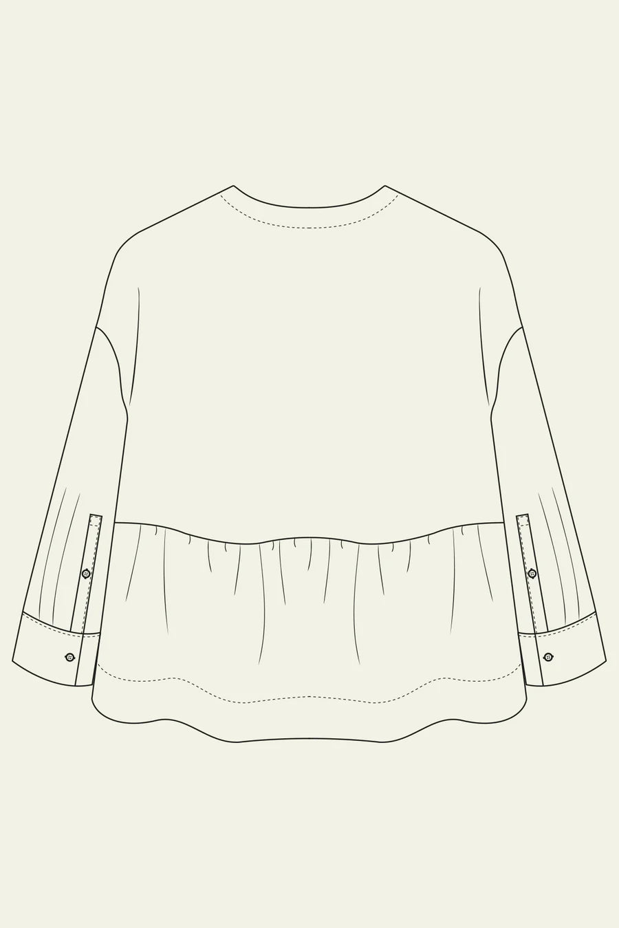 The Modern Sewing Co., Leila Shirt PDF Pattern