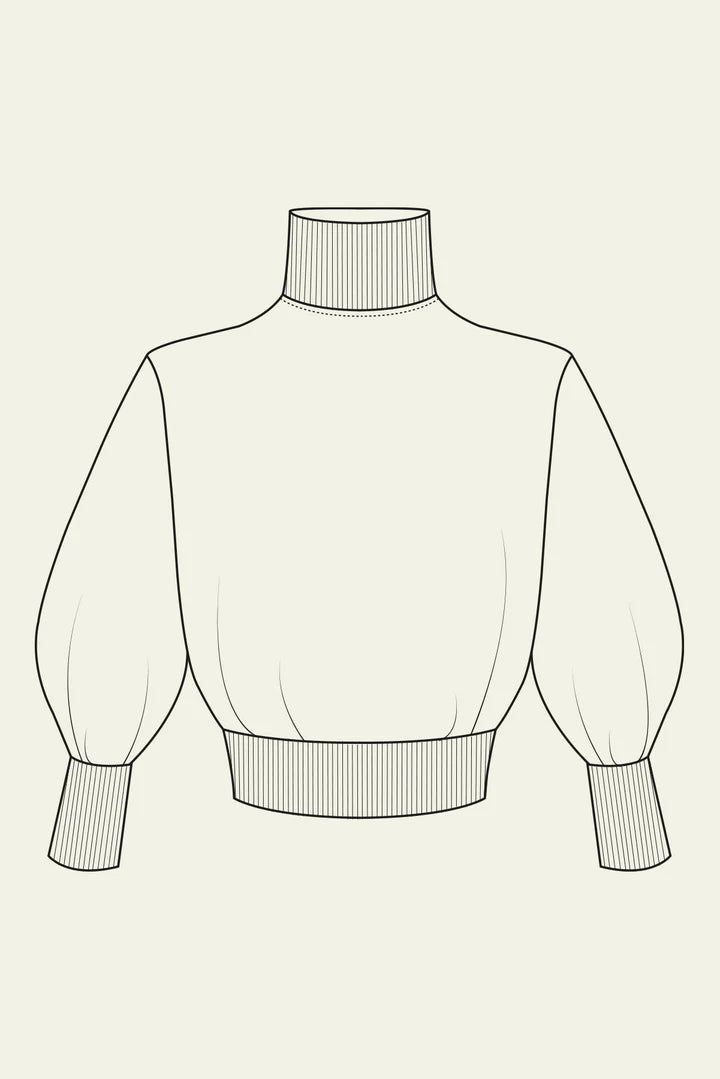 The Modern Sewing Co., The Rib Sweater PDF Pattern
