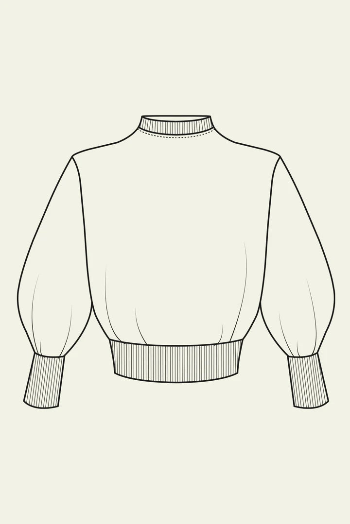 The Modern Sewing Co., The Rib Sweater PDF Pattern