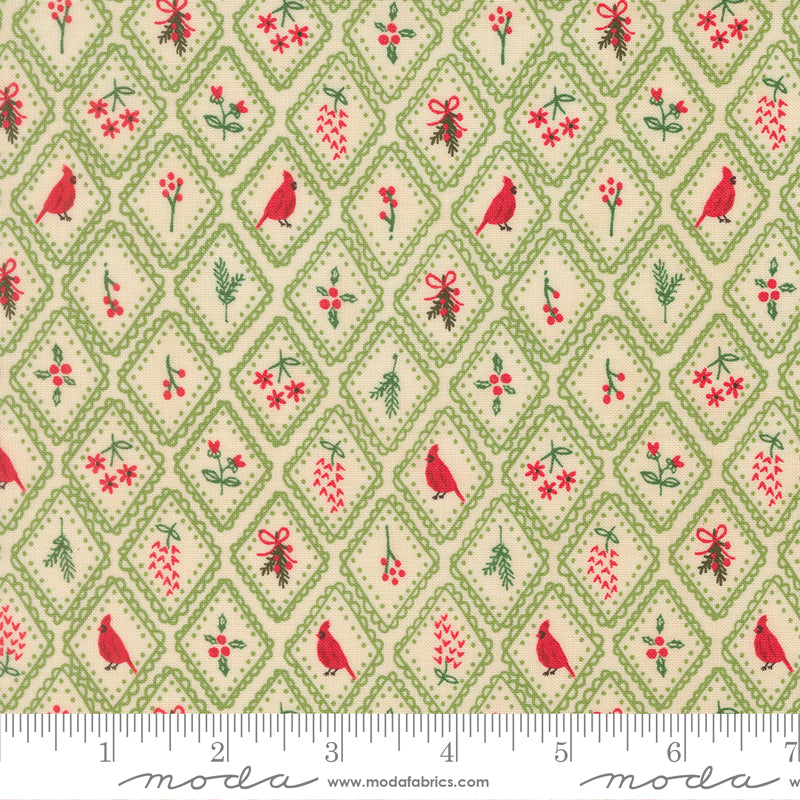 Stacey Iest Hsu, Holiday Cheer, Mistletoe,  1/4 yard