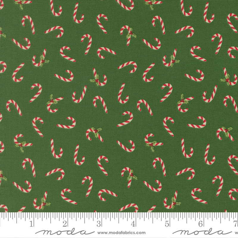 Stacey Iest Hsu, Holiday Cheer, Evergreen, 1/4 yard