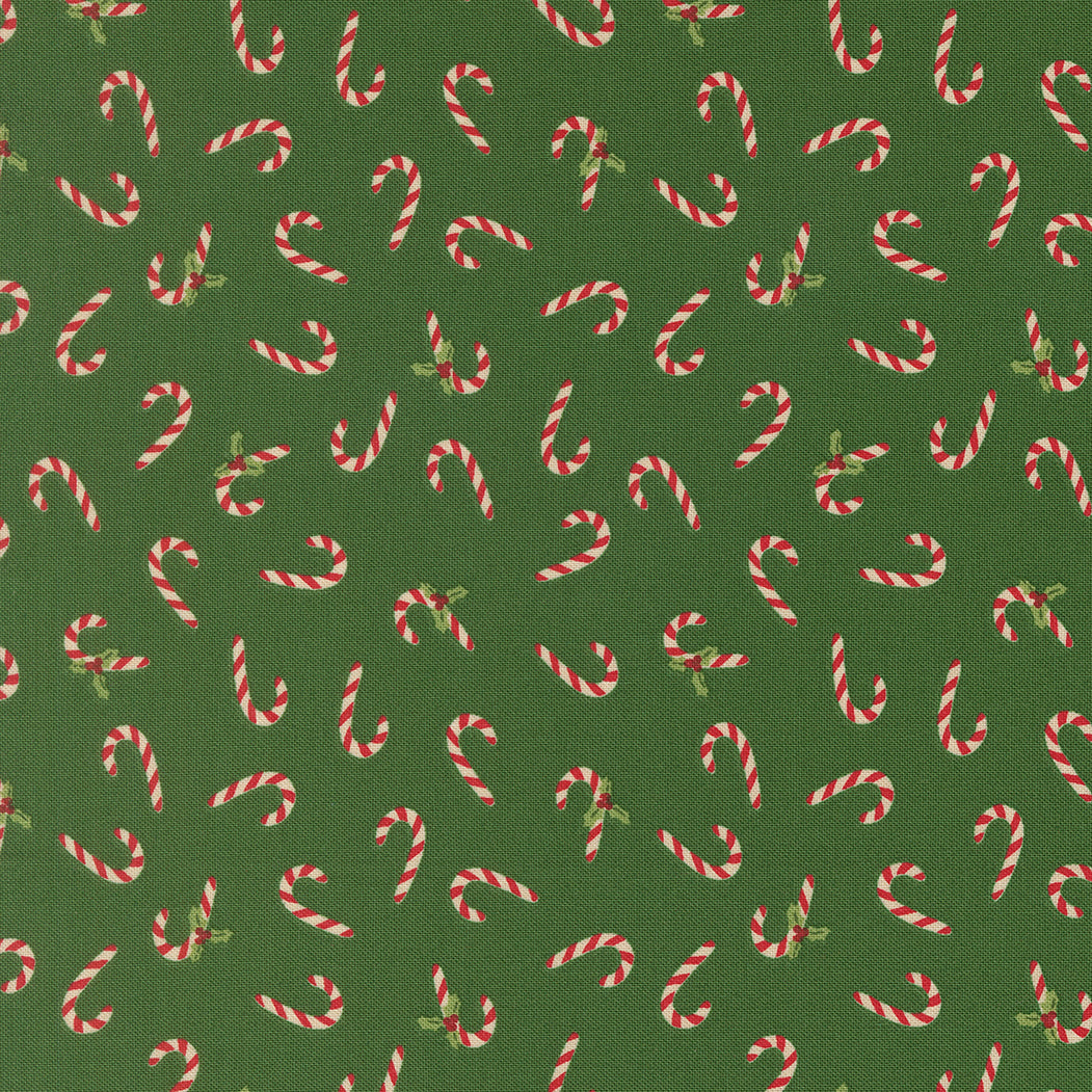 Stacey Iest Hsu, Holiday Cheer, Evergreen, 1/4 yard