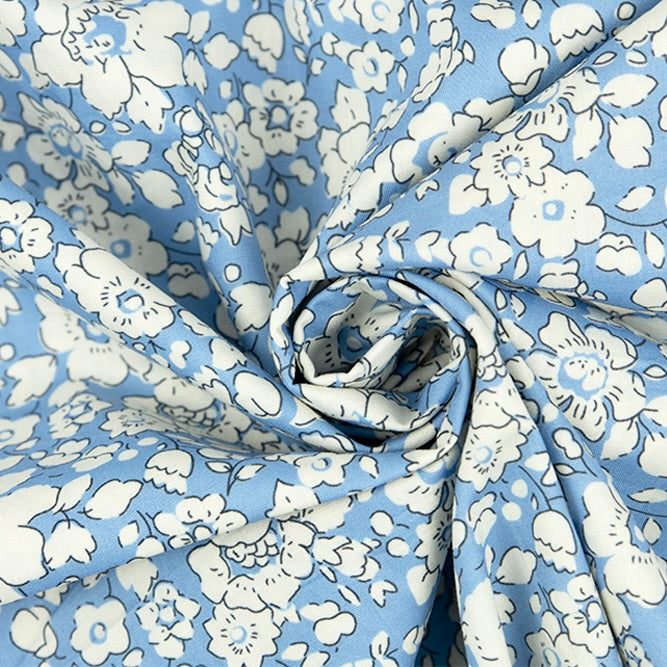 Floral Cotton Poplin, Multiple colorways,  1/4 yard