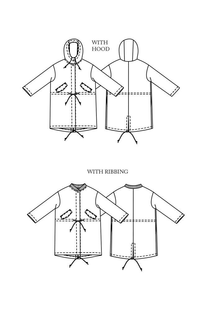 Merchant &amp; Mills, The TN34 Parka Paper Pattern - Lakes Makerie