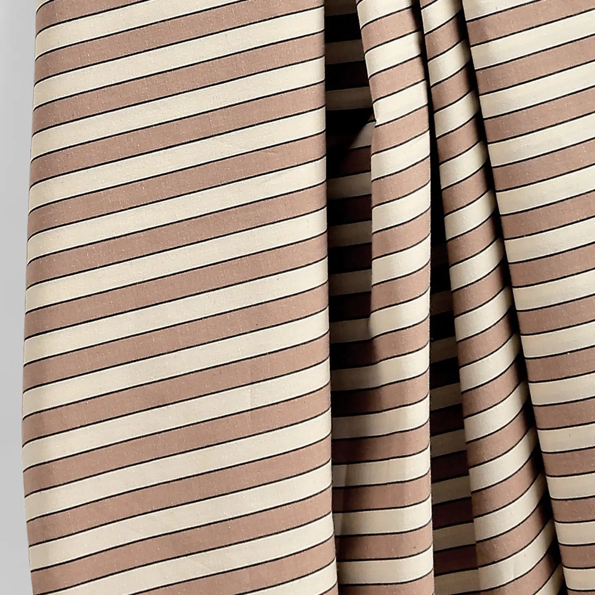 Atelier Brunette, Cappuccino  Stripes,  1/4 yard
