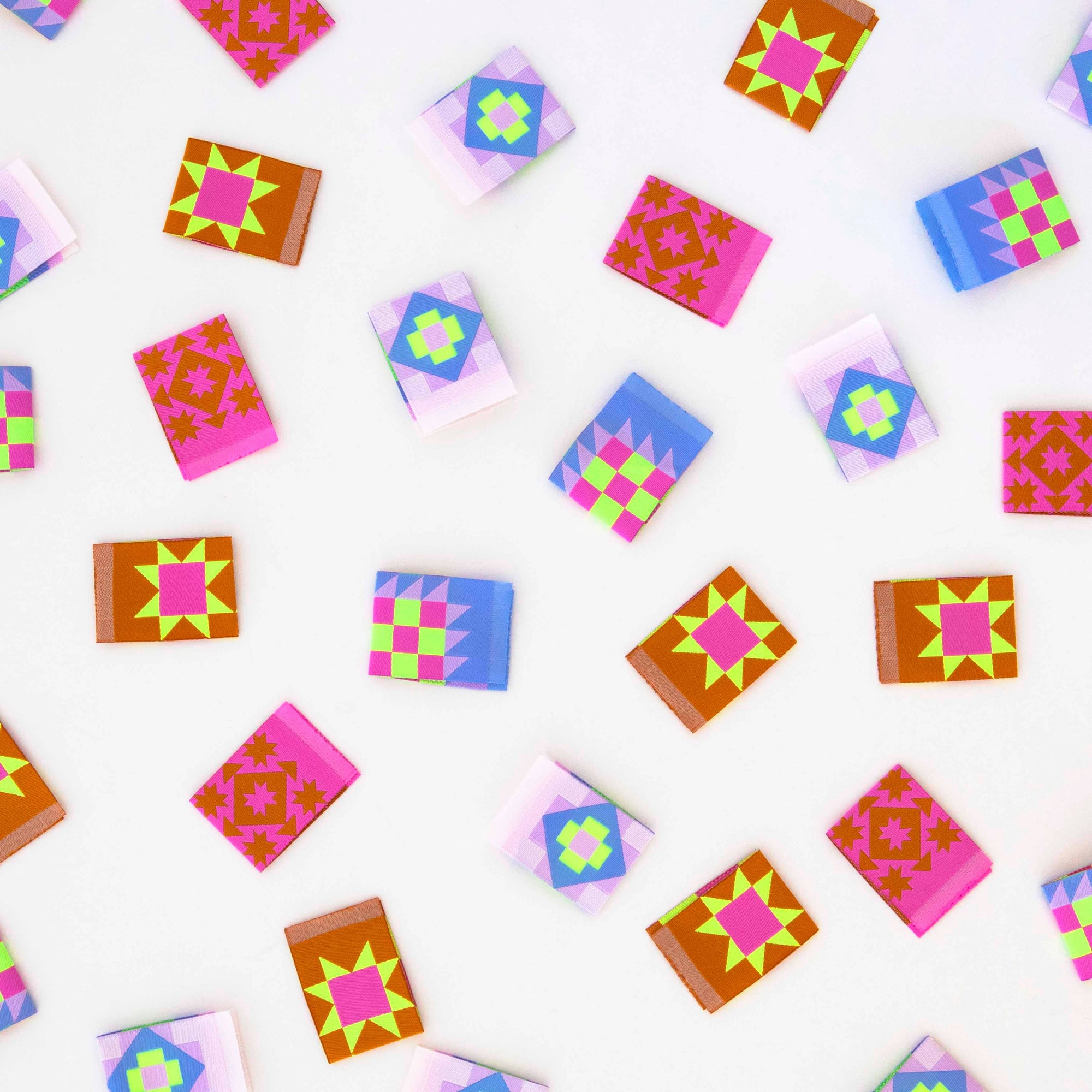 Then Came June Quilt Block Multipack- Woven Sewing Labels - Lakes Makerie