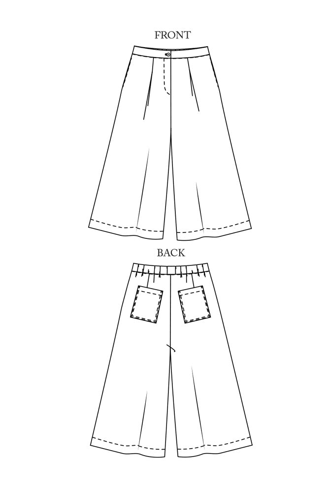 Merchant &amp; Mills, The Juno Culottes Paper Pattern