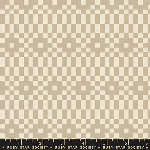 Ruby Star, Lofi Linens Khki, Cotton/Linen  Fabric, 1/4 yard