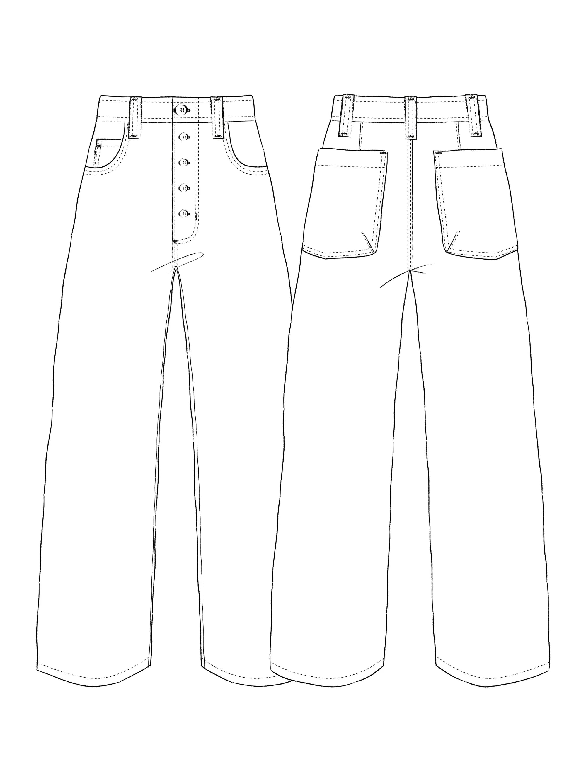 Daughter Judy, Adams Pant PDF Pattern