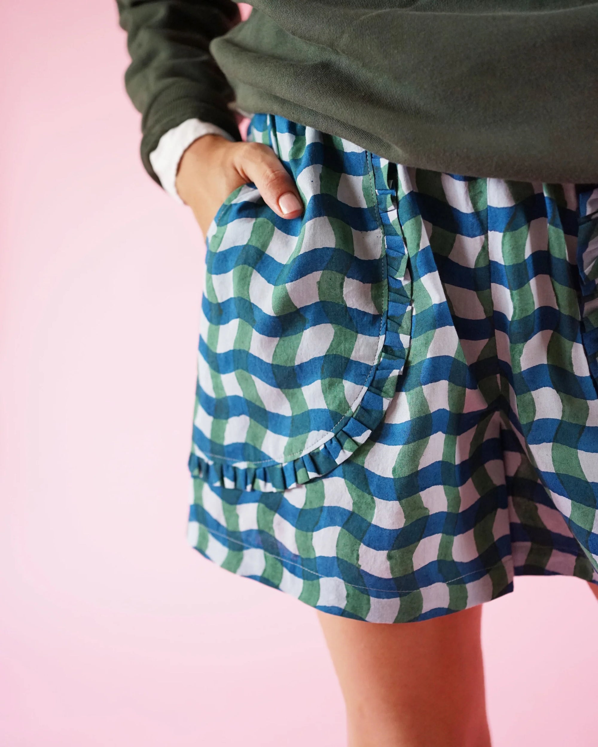 Matchy Matchy Sewing Club, Apron Pocket Pants, Digital PDF Pattern