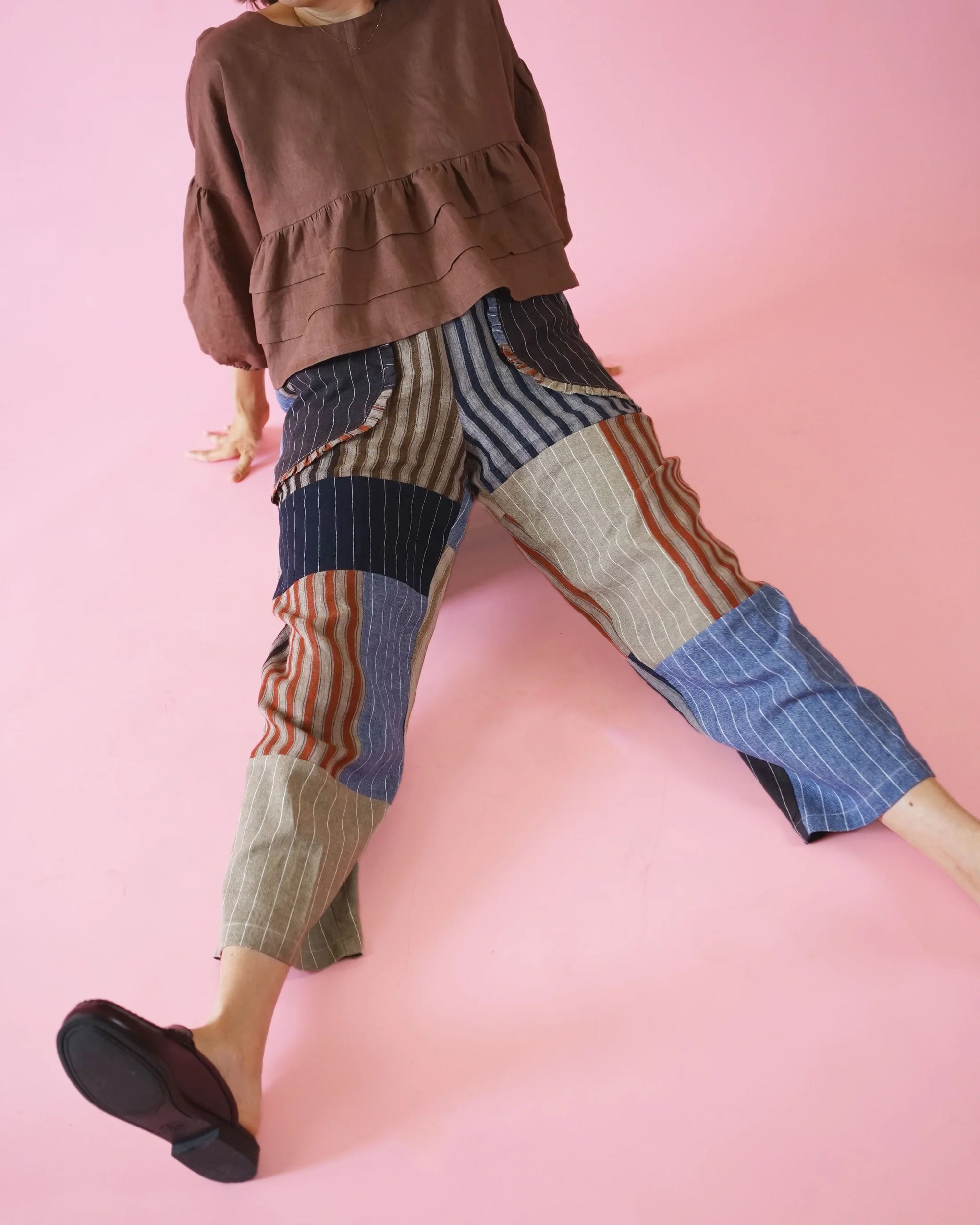 Matchy Matchy Sewing Club, Apron Pocket Pants, Digital PDF Pattern