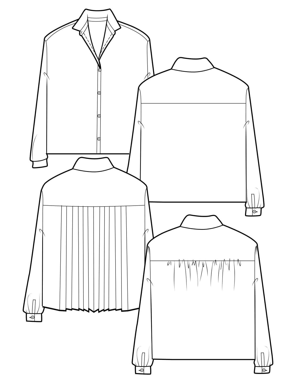 The Maker&#39;s Atelier 55, The Atelier Shirt PDF Pattern