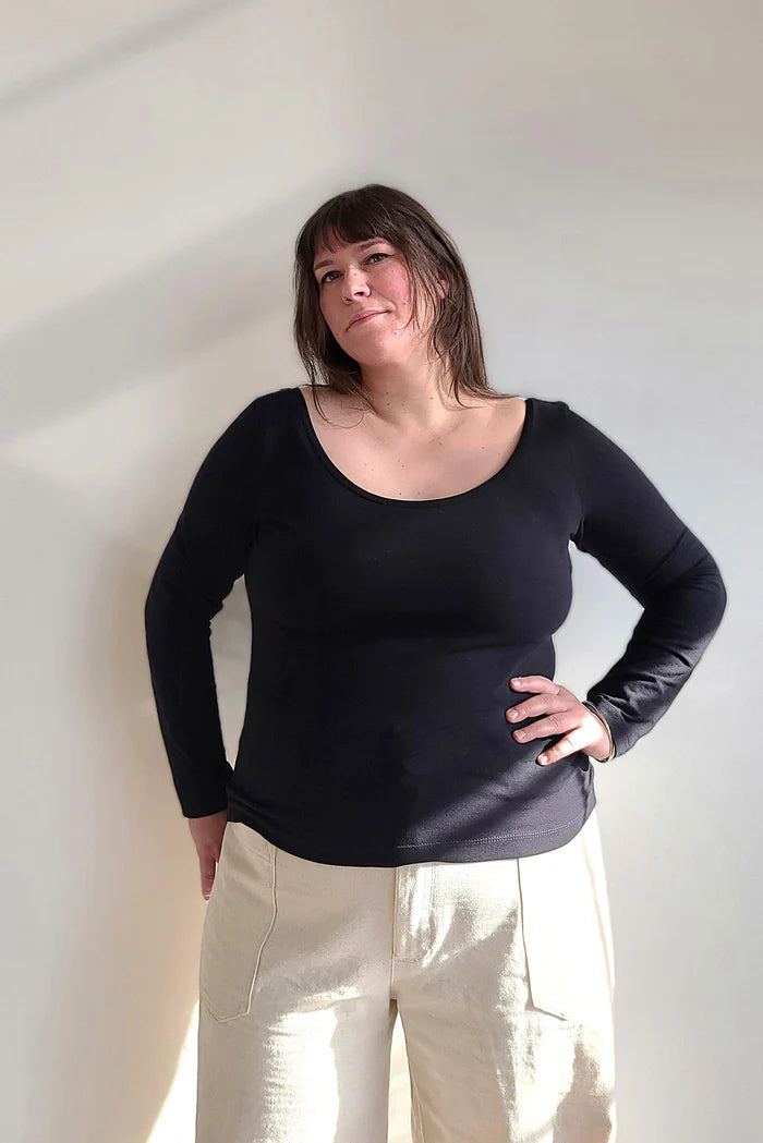 Sew House Seven Skyline Tee Paper Pattern (Standard and Curvy Sizes)