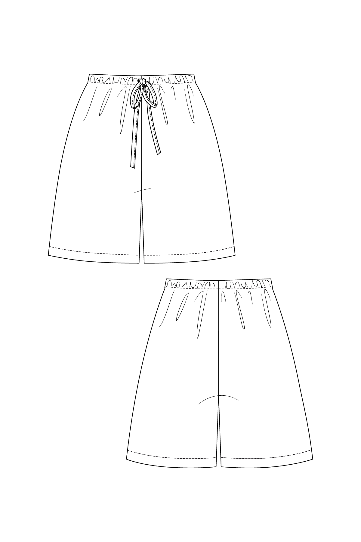 Named Clothing, Aulio Trousers or Shorts PDF Digital Pattern