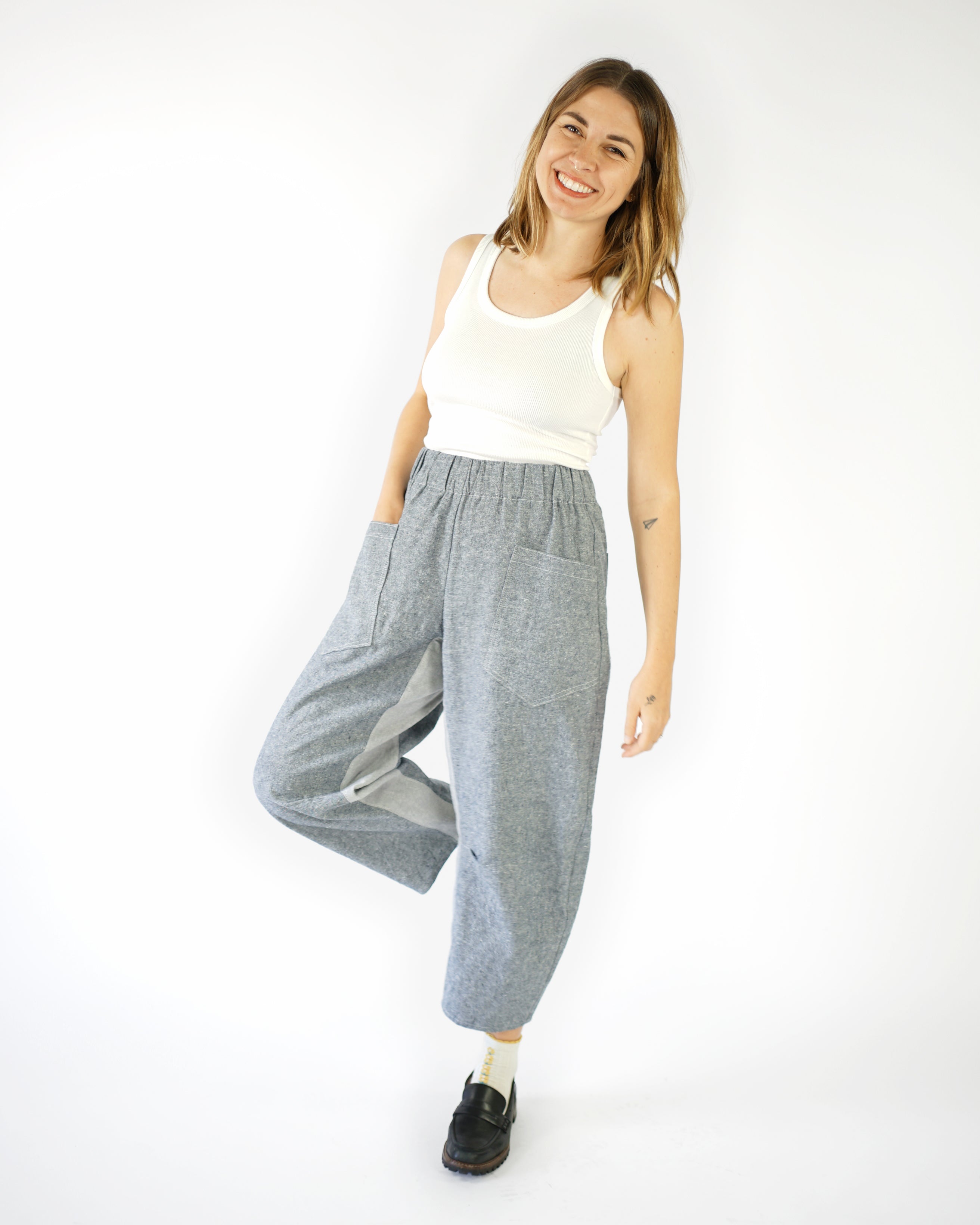 パンツ munchi Matchy Matchy Sewing Club, Archer Work Pants, Digital PDF Pattern