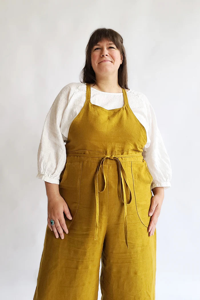 Sew House Seven, Burnside Bibs Paper Pattern (Standard or Curvy Sizes) - Lakes Makerie