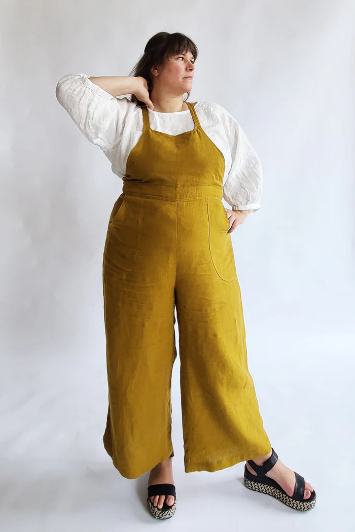 Sew House Seven, Burnside Bibs Paper Pattern (Standard or Curvy Sizes) - Lakes Makerie