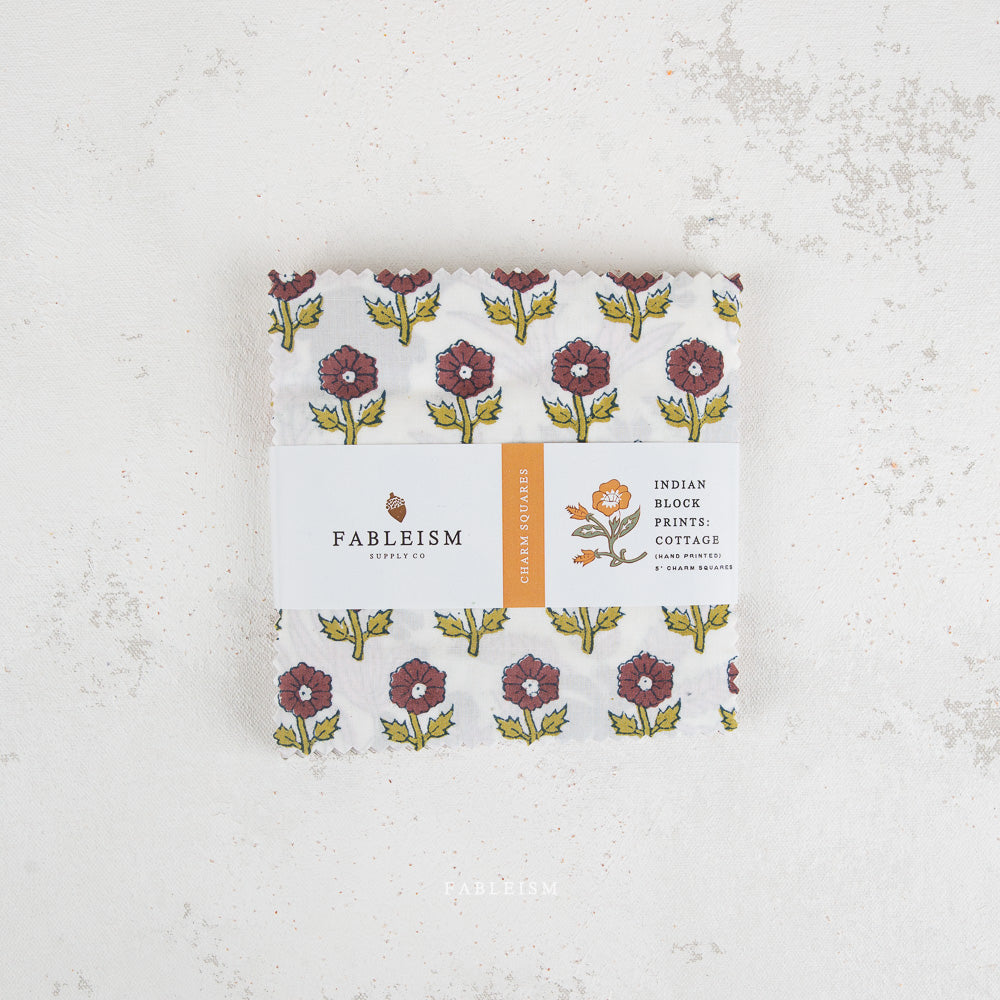 Fableism Indian Block Piints Charm Pack
