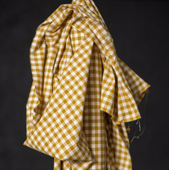 Merchant & Mills, "Pippa" Organic Cotton/Linen Gingham, 1/4 yard - Lakes Makerie