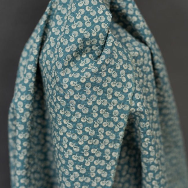 Merchant & Mills, Donguri Organic Seersucker Fabric, "Duck Egg", 1/4 yard