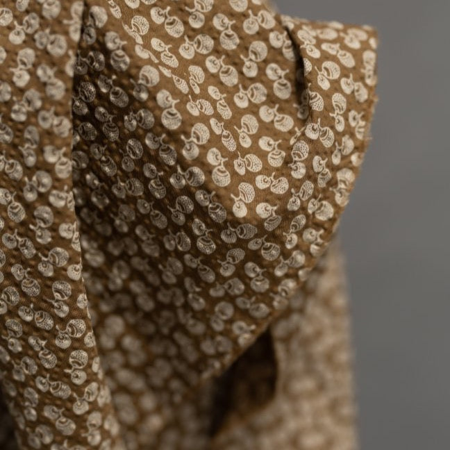 Merchant & Mills, Donguri Organic Seersucker Fabric, "Pickle", 1/4 yard