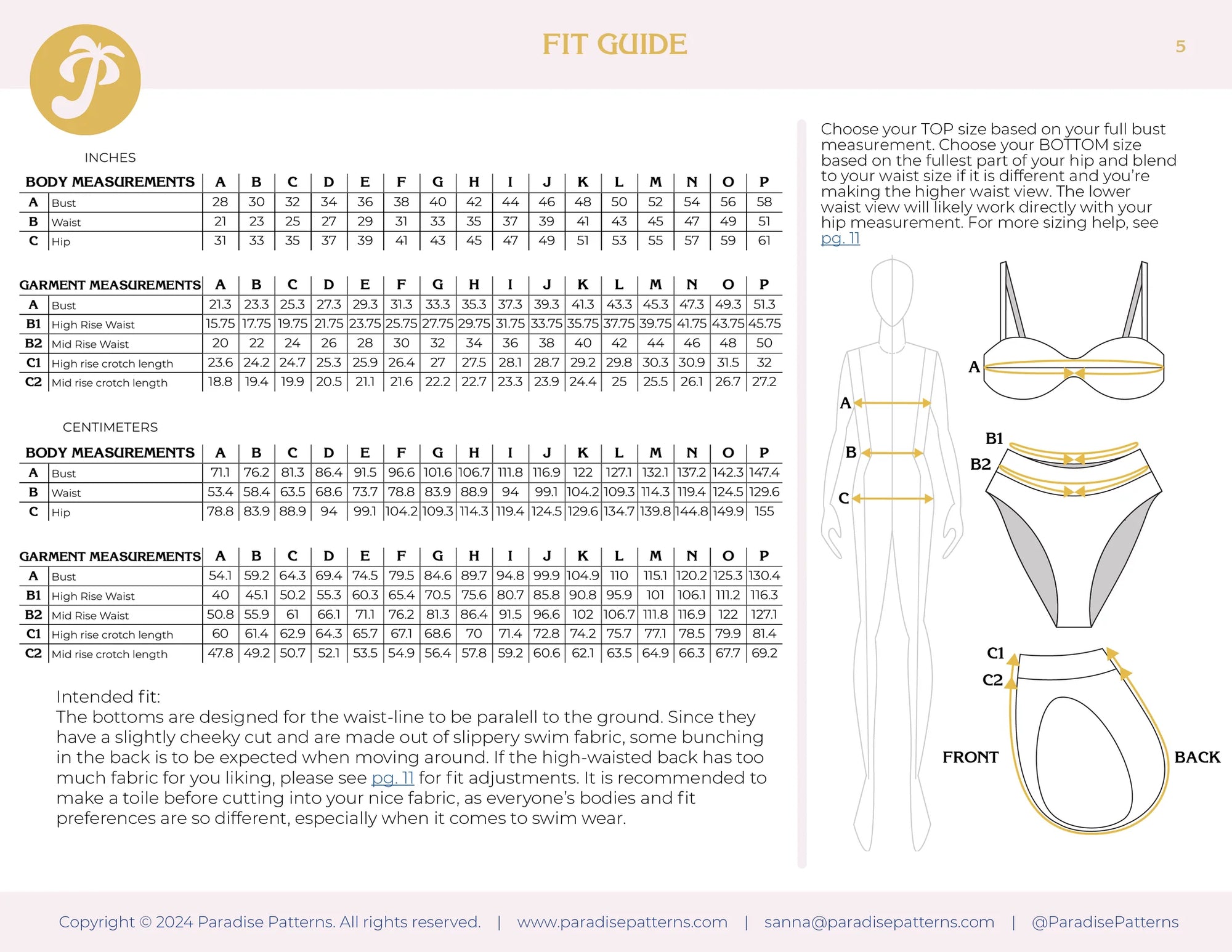 Paradise Patterns, Cowrie Kini PDF Pattern