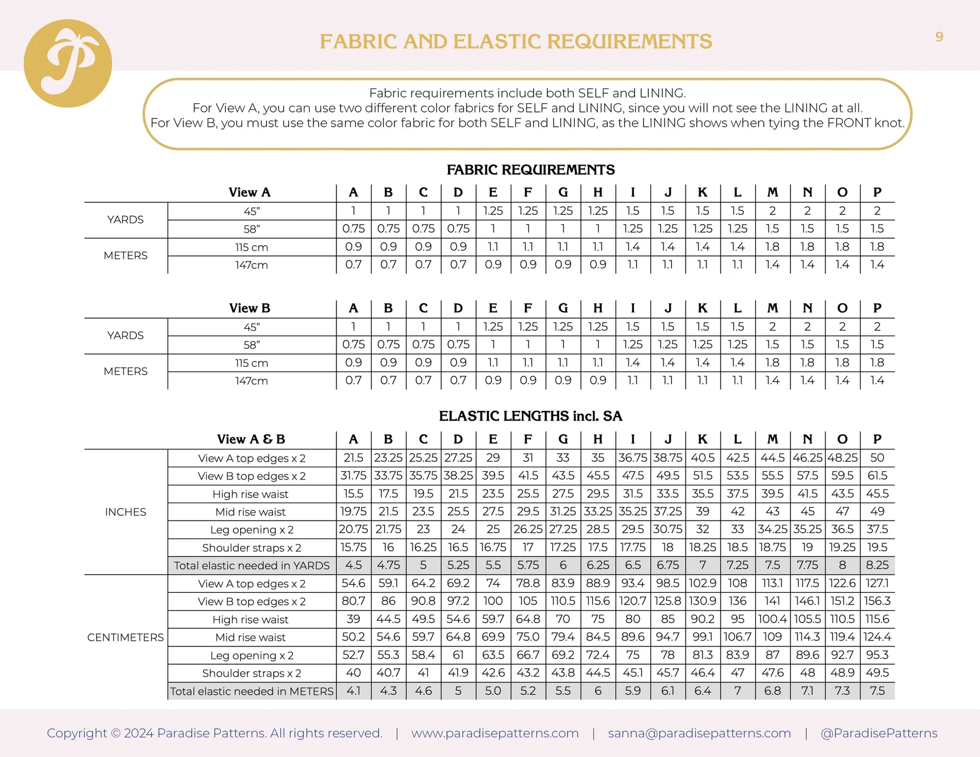 Paradise Patterns, Cowrie Kini PDF Pattern