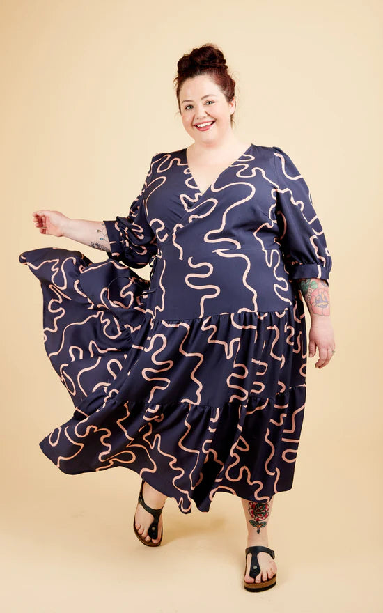 Cashmerette Roseclair Dress Curvy Sewing Pattern