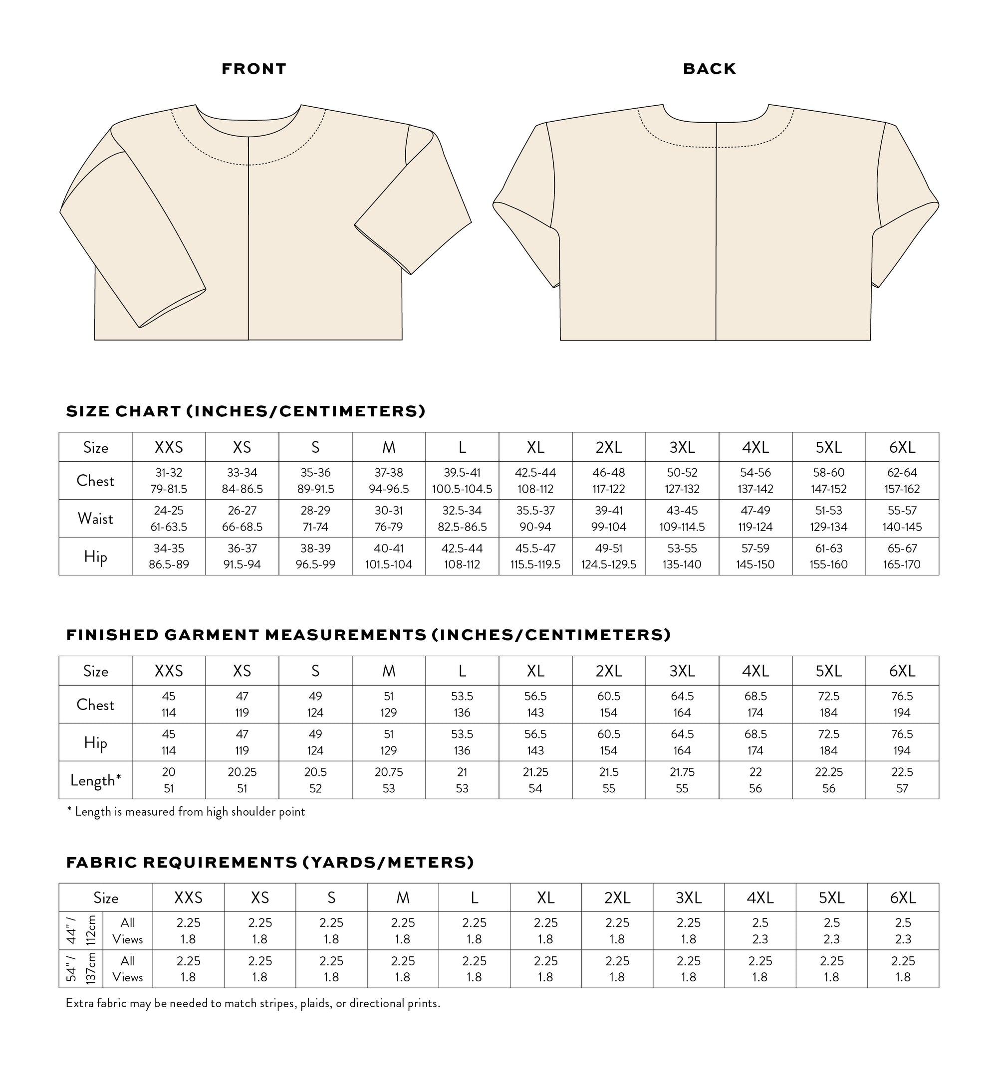 Matchy Matchy Sewing Club, Craft Studio Tee Digital PDF Pattern