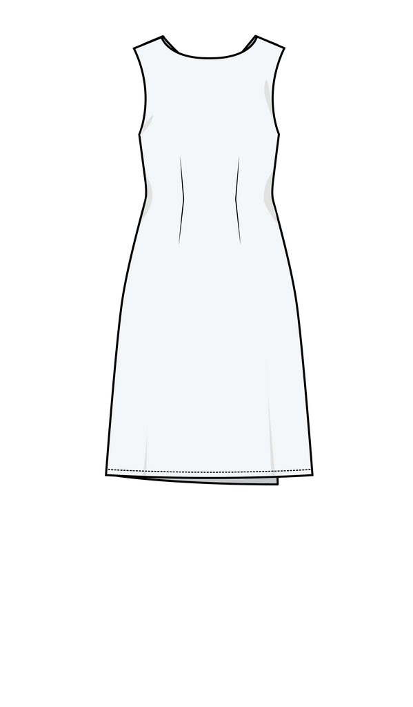 Puff and Pencil, Crossover Dress PDF Pattern