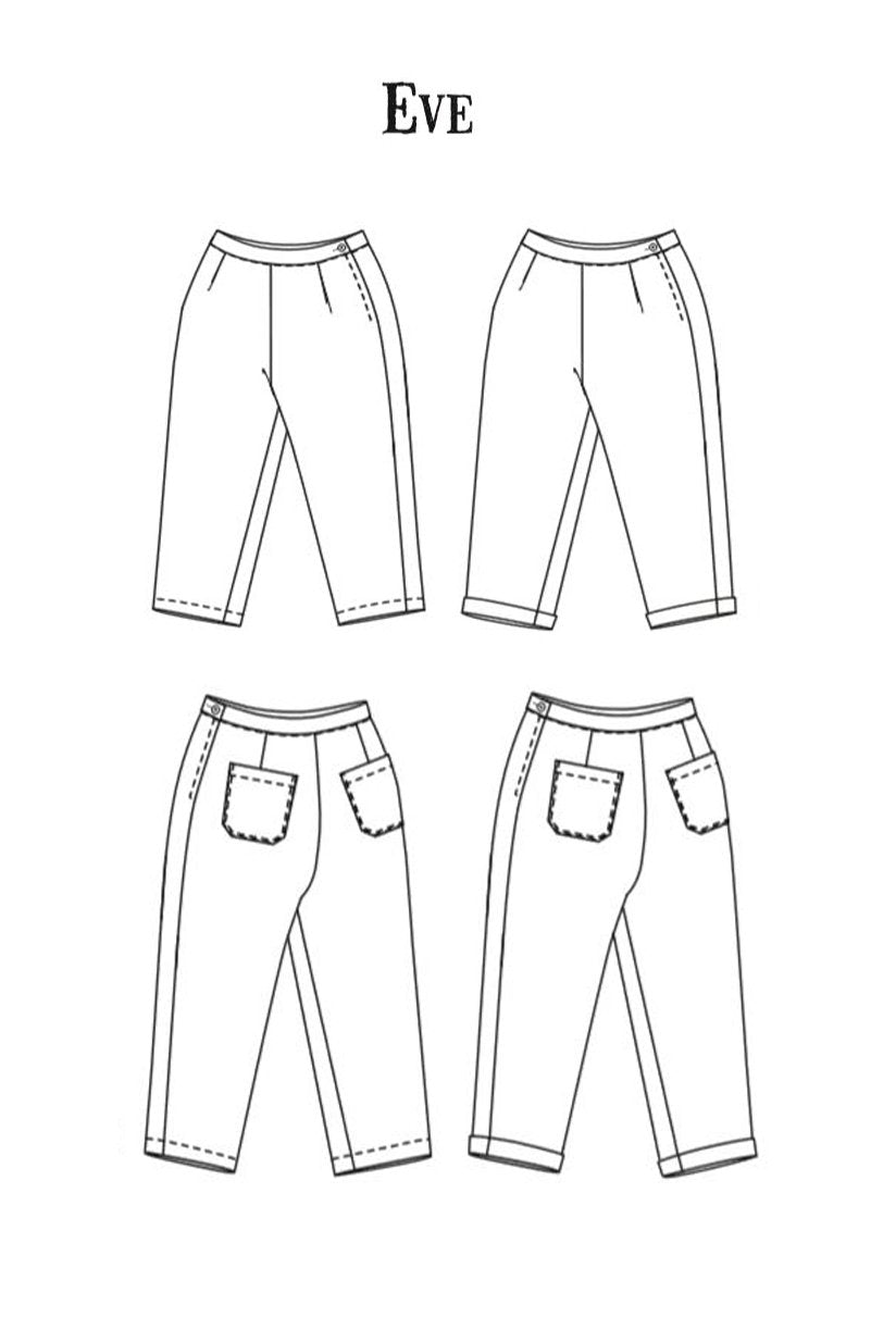 Merchant &amp; Mills, Eve Trousers Paper Pattern