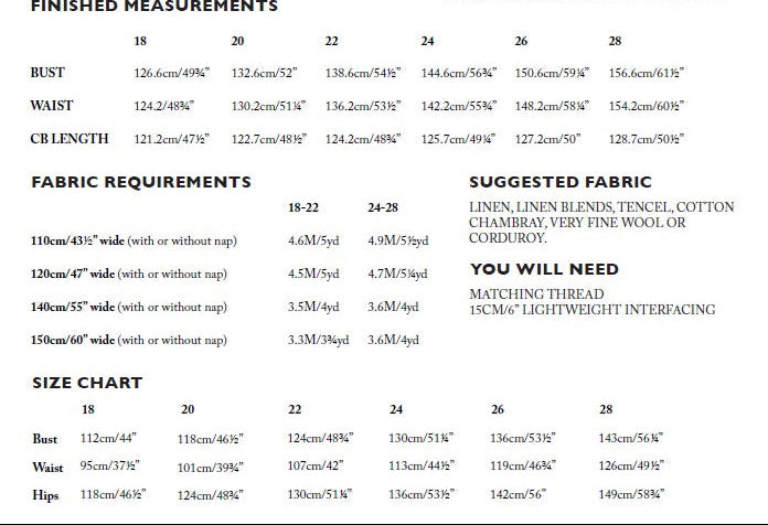 Merchant &amp; Mills, The Fabbrica Dress PDF Pattern